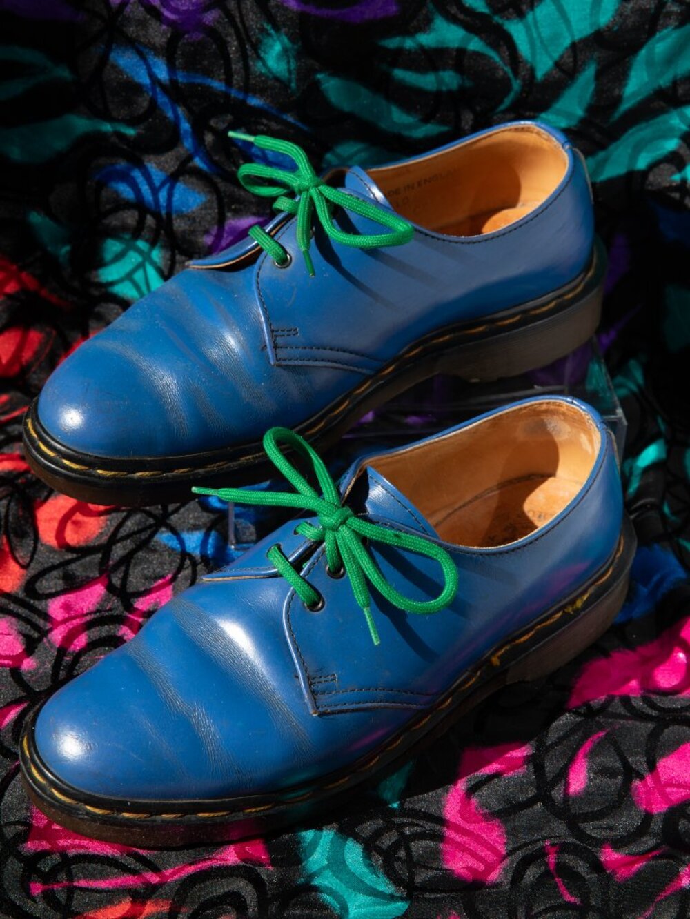 Vibrant blue original Dr Martens size 6UK